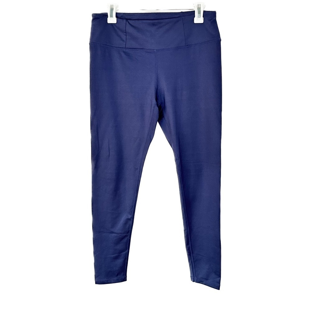 Manduka Crop Purple Size Large Leggings High Waisted Yoga Lounge Gym Essentials